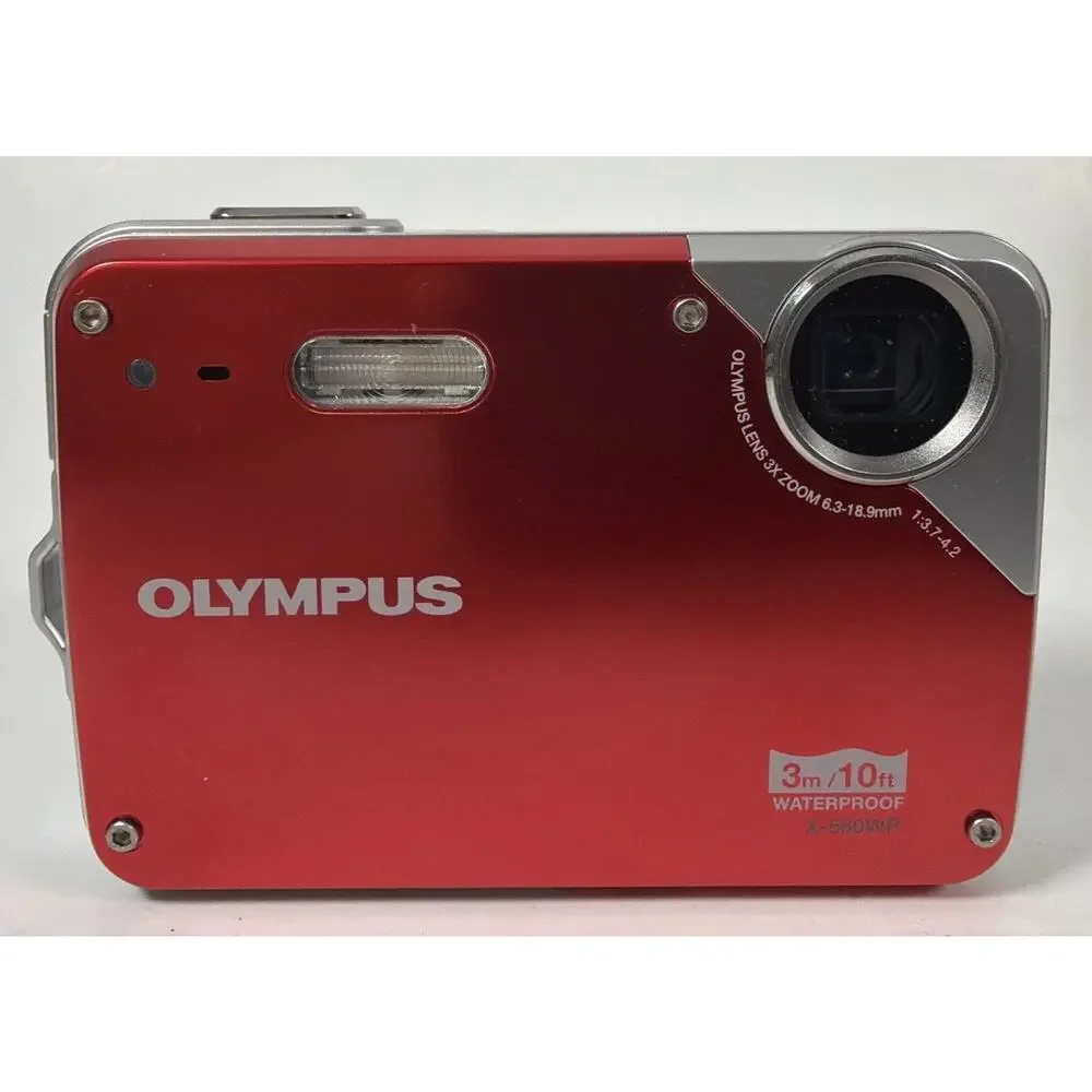 Olympus X-Series X-560WP 10.0MP Waterproof Digital Camera - Red